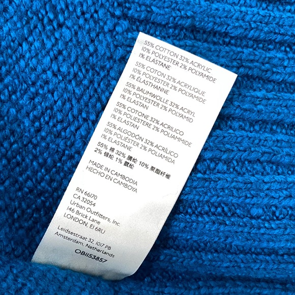 NWT FREE PEOPLE Brookside Oversized Sweater Tunic Size Large - Picture 14 of 14